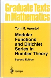 Modular Functions and Dirichlet Series in Number Theory : 2nd Edition (Hard)  