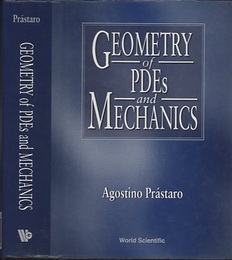 Geometry of PDEs and Mechanics  