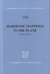 Harmonic Mappings in the Plane  