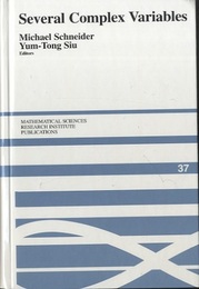 Several Complex Variables (Hard)  