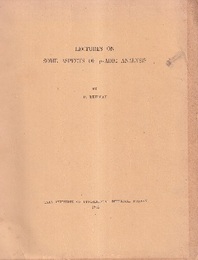 Lectures on Some Aspects of p-Adic Analysis  