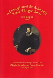 A Description of the Admirable Table of Logarithmes (英) 素晴らしい対数表の使い方 