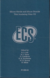 Silicon Nitride and Silicon Dioxide Thin Insulating Films 7  
