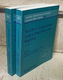 Novikov Conjectres, Index Theorems and Rigidity : Vol. 1-2  