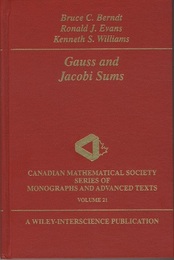Gauss and Jacobi Sums (英) ガウス和とヤコビ和 