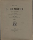 OEUVRES de Georges Humbert : Tome. 2 (仏) ジョージ・ハンバート数学全集（第2巻） 