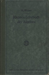 Kleines Lehrbuch der Algebra  