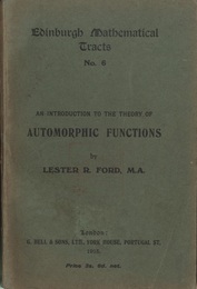 An Introduction to the Theory of Automorphic Functions  