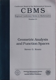 Geometric Analysis and Function Spaces  