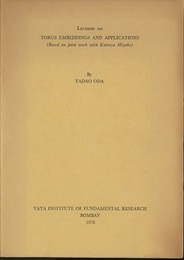 Lectures on Torus Embeddings and Applications Based on Joint work with Katsuya Miyake 