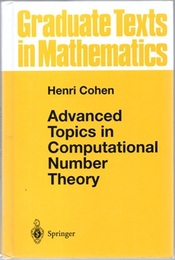 Advanced Topics in Computational Number Theory (Hard)  