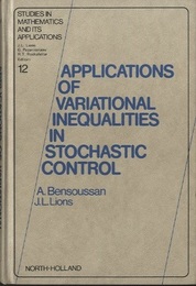 Applications of Variational Inequalities in Stochastic Control  
