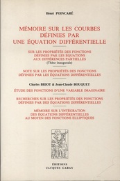 Memoire sur les Courbes Definies par une Equation Differentielle  