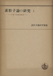 素粒子論の研究　Ⅰ　中間子討論会報告  
