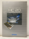 EPSONハンドヘルドコンピュータHC-20オペレーションマニュアル HAND HELD COMPUTER HC-20 OPERATION MANUAL 