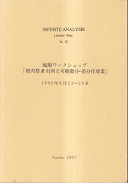 城崎ワークショップ「楕円型R行列と可換微分・差分作用素」  