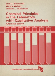 Chemical Principles in the Laboratory with Qualitative Analysis : Alternate Edition  