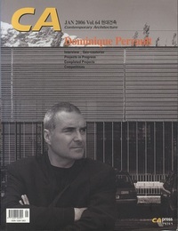 CA (Contemporary Architecture) Jan. 2001 (Vol.64) : Dominique Perrault (洋) ドミニク・ペロー 
