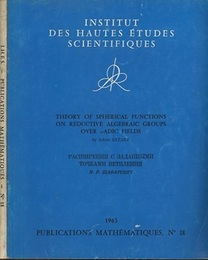 Theory of Spherical Functions on Reductive Algebraic Groups over p-Adic Fields Extensions a Points de Ramification Donnes 