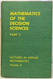 Mathematics of the Decision Sciences: Part 1  