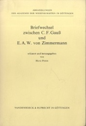 Briefwechsel zwischen Carl Friedrich Gauss und Eberhard August Wilhelm von Zimmermann (独) ガウスとツィンマーマンの往復書簡 