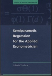 Semiparametic Regression for the Applied Econometrician (Soft)  