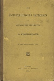 Die Nicht-Euklidischen Raumformen in Analytischer Behandlung  