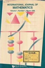 International Journal of Mathematics : Volume 1, Number 1, March 1990  