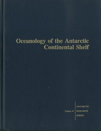 Oceanology of the Antarctic Continental Shelf  