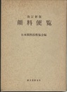 顔料便覧　改訂新版  