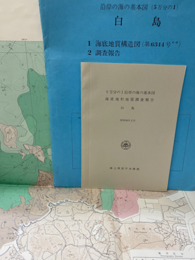 沿岸の海の基本図　白島 海底地形地質調査報告＋海底地質構造図(5万分の１) 