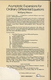 Asymptotic Expansions for Ordinary Differential Equations (Soft)  