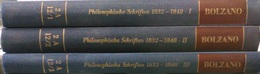 Bernard Bolzano : Vermischte Philosophische und Physikalische Schriften. 1832-1848、 Teile 1-3  