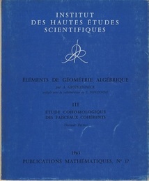 (EGA) Elements de Geometrie Algebrique : 3/2 Etude cohomologique des faisceaux coherents (Seconde Partie) (仏) 代数幾何原論 (EGA 3) 連接層のコホモロジー2
