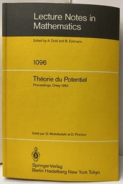 Theorie du Potentiel Proceedings,Orsay 1983 