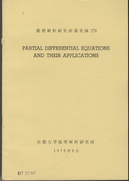 Partial Differential Equations and Their Applications  