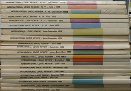 International logic review / Rassegna internazionale di logica N.10 - 15 + N.17 - 35 ( vol.5,n.2 - vol.8,n.1 + vol.9,n.1 - vol.18 n.1 )  