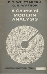A Course of Modern Analysis : 4th Edition (Soft)  