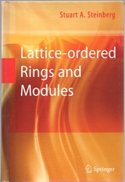 Lattice-ordered Rings and Modules (Hard)  