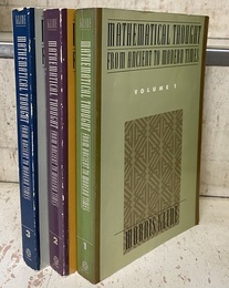 Mathematical Thought from Ancient to Modern Times : Vol. 1-3 (Soft)  