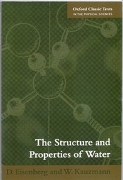 The Structure and Properties of Water (Soft)  