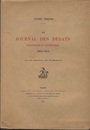 Le journal des debats politiques et litteraires 1814-1914 avec vingt reproductions dont une heliogravure 
