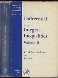 Differential and Integral Inequalities : Theory and Applications : Vol. 2 Functional、 Partial、 Abstract、 and Complex Differential Equations 