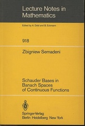 Schauder Bases in Banach Spaces of Continuous Functions  