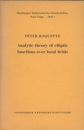 Analytic Theory of Elliptic Functions over Local Fields  