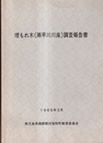 埋もれ木（瀬早川川床）調査報告書  