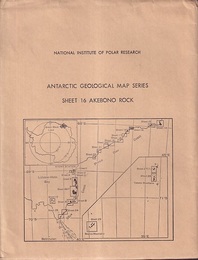 Antarctic Geological Map Series Sheet 16 Akebono Rock  
