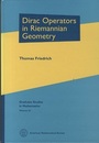 Dirac Operators in Riemannian Geometry  