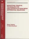Monotone Iterative Techniques for Discontinuous Nonlinear Differential Equations  