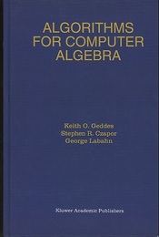 Algorithms for Computer Algebra (Hard)  